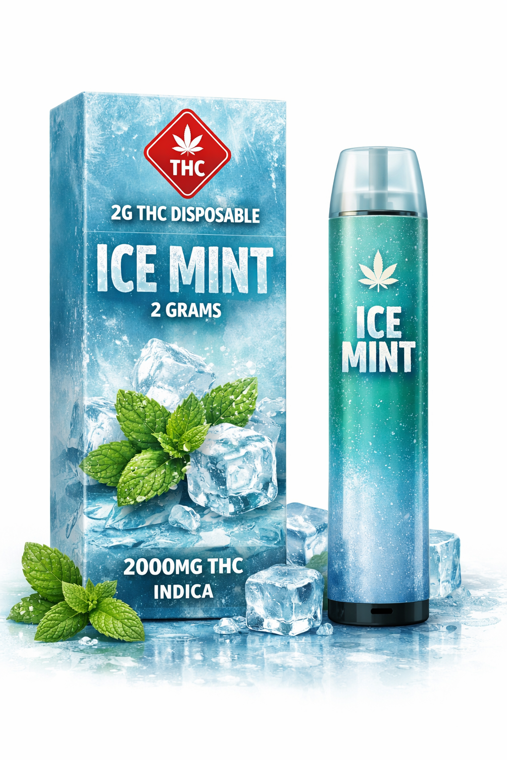 2g THC Disposable - Ice Mint