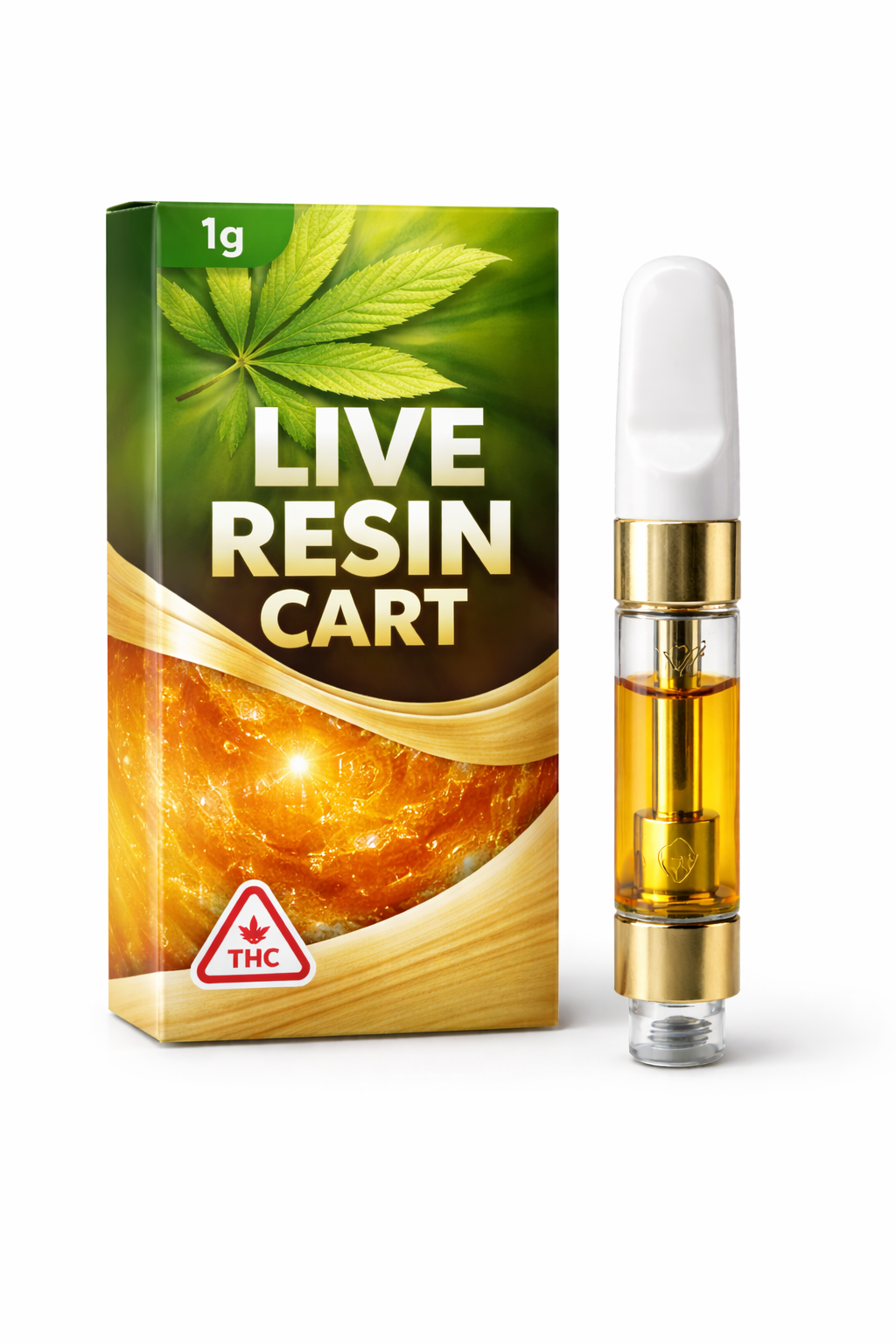 1g Live Resin Cart